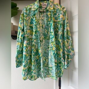 Lilly Pulitzer sea view button down size S